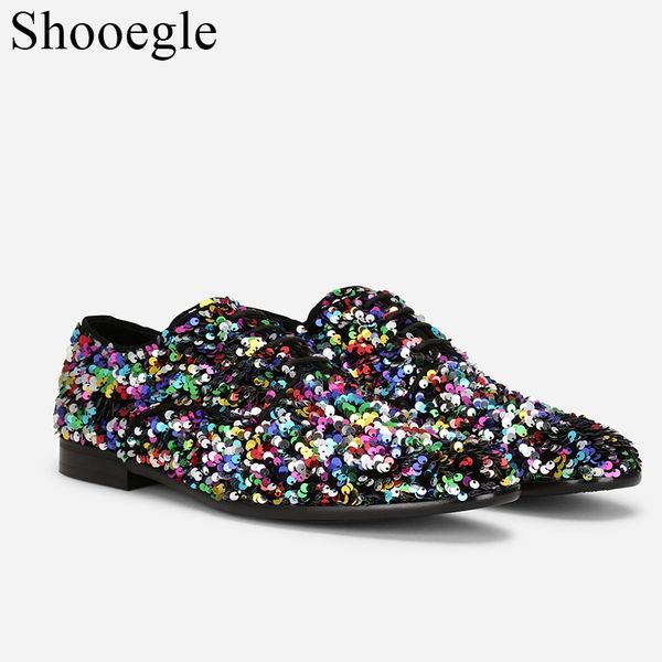 fashion luxury mixed color bling loafers men glitter wedding shoes handmade summer dress shoes mens flats casual shoes, Black
fashion luxury mixed color bling loafers men glitter wedding shoes handmade summer dress shoes mens flats casual shoes, Black