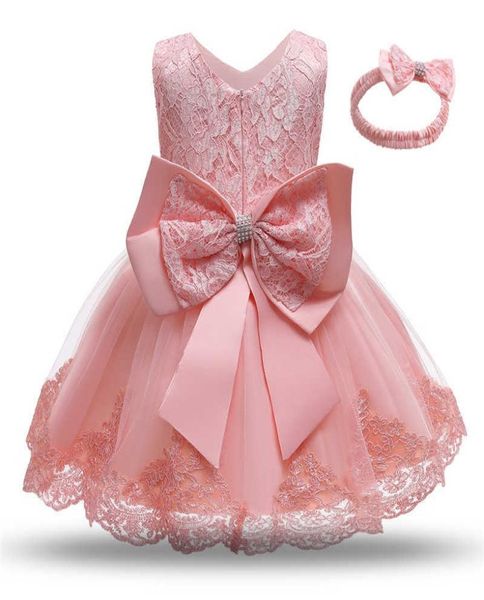 princess kids girl flower embroidery dresses baby girls christening gown formal dress festival toddler 1st birthday party outfit q5183220, Red;yellow
