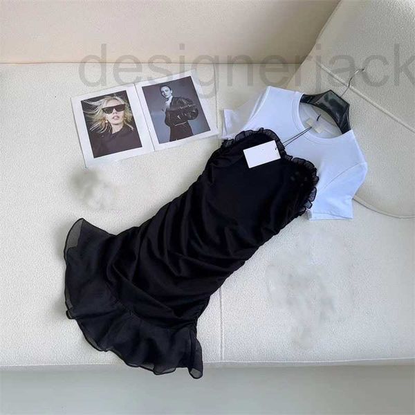 basic & casual dresses designer summer new triumphal arch emblem fake two piece spliced pleated slim fit waist wrapped fish tail dress for w, Black;gray
basic & casual dresses designer summer new triumphal arch emblem fake two piece spliced pleated slim fit waist wrapped fish tail dress for w, Black;gray