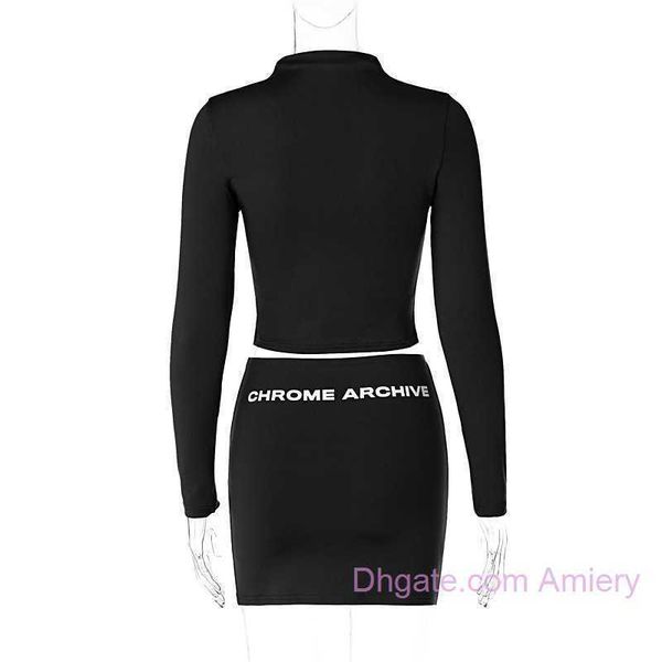 retail desinger casual dresses women two piece outfits fashion letter printed outfits long sleeve slim short skirt set, Black;gray
retail desinger casual dresses women two piece outfits fashion letter printed outfits long sleeve slim short skirt set, Black;gray
