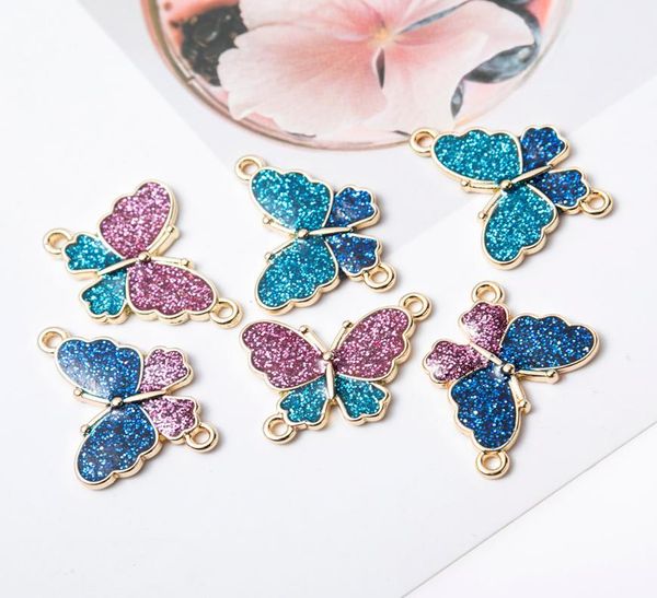50pcs bright powder butterfly alloy connect pendant oil dripping charm for wish bracelet necklace making8266004, Silver
50pcs bright powder butterfly alloy connect pendant oil dripping charm for wish bracelet necklace making8266004, Silver