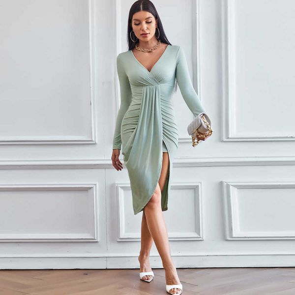 casual dresse 2023 spring/summer casual style slim fit wrap hip long sleeve v-neck knit women's dresses, Black;gray
casual dresse 2023 spring/summer casual style slim fit wrap hip long sleeve v-neck knit women's dresses, Black;gray