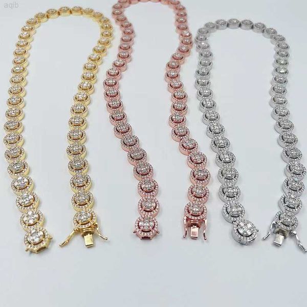 13mm full pave moissanite tennis chain necklace 18k gold plated men's cuban chain, Silver
13mm full pave moissanite tennis chain necklace 18k gold plated men's cuban chain, Silver