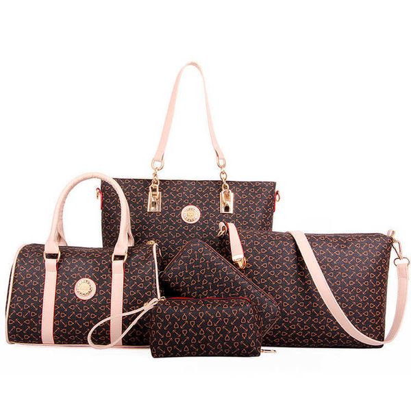 women's bag new mother-child bag five-piece set fashionable bone grain one-shoulder cross-body portable bag for women
women's bag new mother-child bag five-piece set fashionable bone grain one-shoulder cross-body portable bag for women