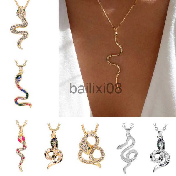 pendant necklaces retro crystal snake pendant neckle for women men trendy gold silver color punk neck chain neckles party jewelry girls gift
pendant necklaces retro crystal snake pendant neckle for women men trendy gold silver color punk neck chain neckles party jewelry girls gift