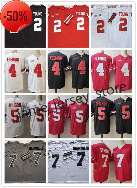ncaa ohio state buckeyes football jersey 2 chase young 4 julian fleming 5 garrett wilson 7 dwayne haskins jr. 7 c.j. stroud, Black;red
ncaa ohio state buckeyes football jersey 2 chase young 4 julian fleming 5 garrett wilson 7 dwayne haskins jr. 7 c.j. stroud, Black;red