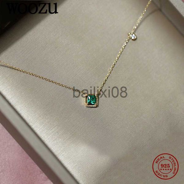 pendant necklaces woozu 925 sterling silver square green zircon clavicle charm pendant neckle for women wedding 14k gold plated jewelry gift
pendant necklaces woozu 925 sterling silver square green zircon clavicle charm pendant neckle for women wedding 14k gold plated jewelry gift