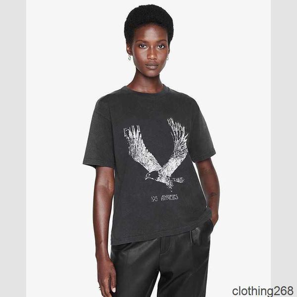 2023 niche eagle print t shirt fried snowflake color washing designer tee women black short-sleeved t-shirt polos, White
2023 niche eagle print t shirt fried snowflake color washing designer tee women black short-sleeved t-shirt polos, White