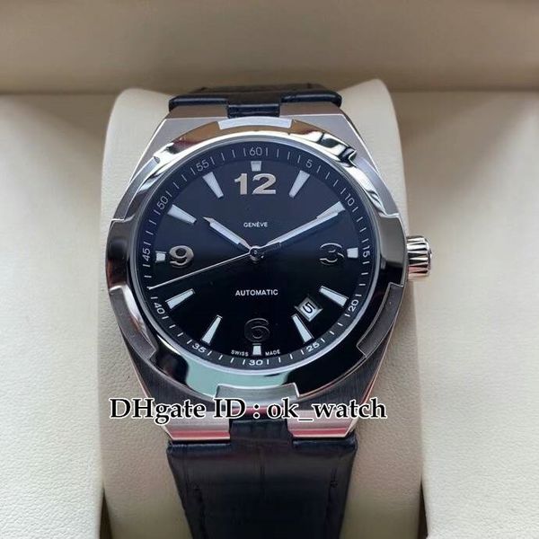 new overseas black dial automatic men's watch 47040/000m-9500 steel case 42mm date gents fashion sport watches leather strap, Slivery;brown
new overseas black dial automatic men's watch 47040/000m-9500 steel case 42mm date gents fashion sport watches leather strap, Slivery;brown