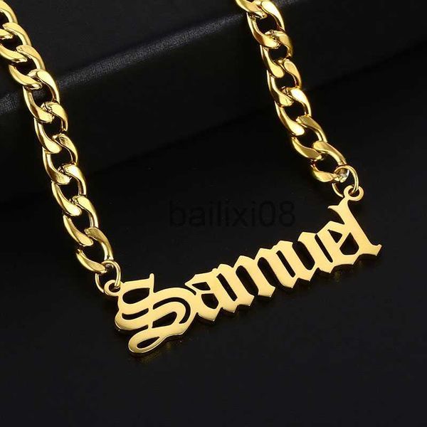 pendant necklaces personalized custom name neckle pendant jewelry customized stainless steel 5mm cuban chain nameplate neckles for women men, Silver
pendant necklaces personalized custom name neckle pendant jewelry customized stainless steel 5mm cuban chain nameplate neckles for women men, Silver
