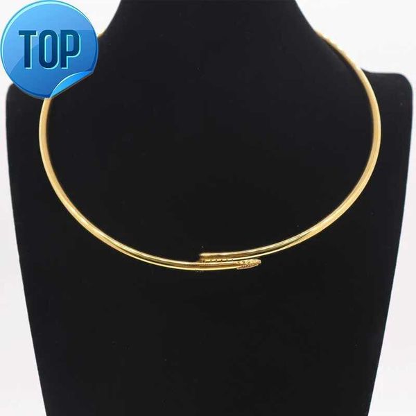 designer necklace pendant necklace titanium jewelry wholesale ladies smooth hard ring necklace classic nail drill collar, Silver
designer necklace pendant necklace titanium jewelry wholesale ladies smooth hard ring necklace classic nail drill collar, Silver