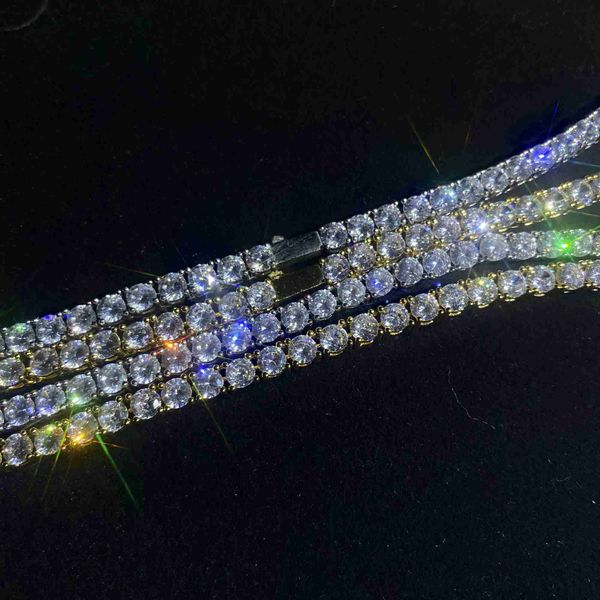 yss jewelry 925 silver white gold plated vvs men's and women's necklace 4mm tennis chain
yss jewelry 925 silver white gold plated vvs men's and women's necklace 4mm tennis chain