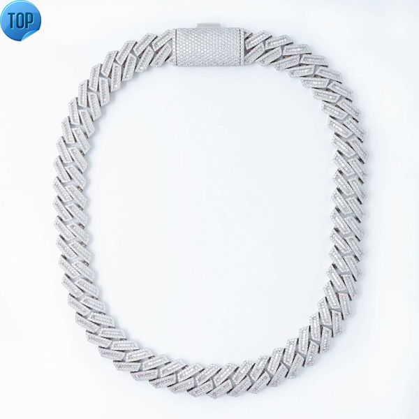 2.0mm hip hop fine jewelry baguette diamond men necklace sterling silver fully vvs moissanite luxury cuban link chain
2.0mm hip hop fine jewelry baguette diamond men necklace sterling silver fully vvs moissanite luxury cuban link chain