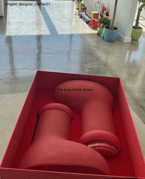 2023 mschf big red boot astro red solid round toe flat rubber boots trendy shoes fvc, Black
2023 mschf big red boot astro red solid round toe flat rubber boots trendy shoes fvc, Black