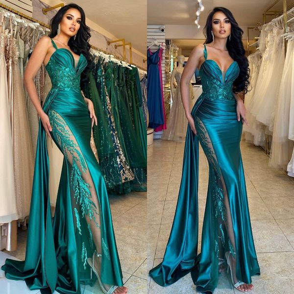 emerald green prom dresses illusion side sequins evening gowns pleats formal red carpet long special occasion dress, Black
emerald green prom dresses illusion side sequins evening gowns pleats formal red carpet long special occasion dress, Black
