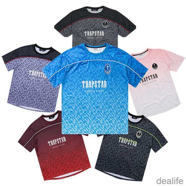 trapstar 2023 summer t shirt designer mens football jersey casual short sleeve loose mesh quick dry gradient streetwear t-shirt 1fj4, White;black
trapstar 2023 summer t shirt designer mens football jersey casual short sleeve loose mesh quick dry gradient streetwear t-shirt 1fj4, White;black