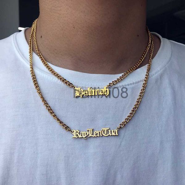 pendant necklaces men 3mm cuban chain custom name neckle old english name neckle ladies hip hop neckle cessories custom stainless steel j230, Silver
pendant necklaces men 3mm cuban chain custom name neckle old english name neckle ladies hip hop neckle cessories custom stainless steel j230, Silver