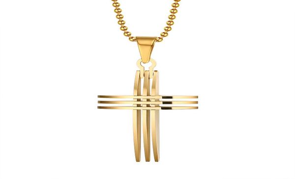 fashion cross necklace pendants 18k gold plated stainless steel with 20inch chain for women men pn1273912833, Silver
fashion cross necklace pendants 18k gold plated stainless steel with 20inch chain for women men pn1273912833, Silver