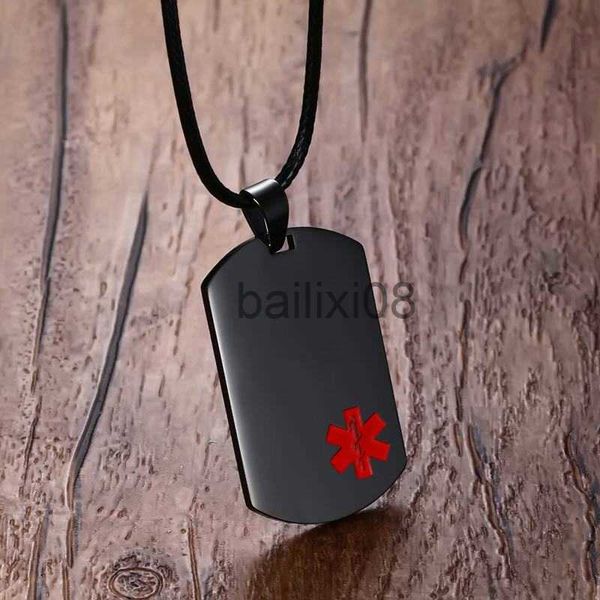 pendant necklaces mens neckles stainless steel medical alert id dog tag pendant neckle in blk fashion jewelry engraving j230620, Silver
pendant necklaces mens neckles stainless steel medical alert id dog tag pendant neckle in blk fashion jewelry engraving j230620, Silver