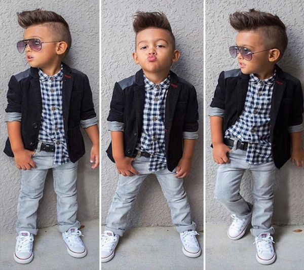 baby boys gentlemen suit coatplaid shirtjeans 3 pieces clothing sets kids designer boutique clothes children outfits c62859330069, White
baby boys gentlemen suit coatplaid shirtjeans 3 pieces clothing sets kids designer boutique clothes children outfits c62859330069, White
