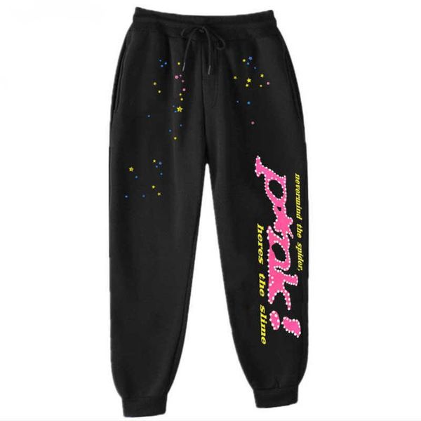 american hip hop sweatpants mens pants sp5der designer pants men women sports trousers, Black
american hip hop sweatpants mens pants sp5der designer pants men women sports trousers, Black
