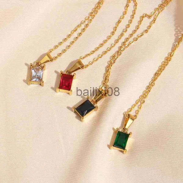 pendant necklaces 2021 new years gift christmas jewelry green red blk white square stone pendant neckle shiny luxury cz pendant neckles j230, Silver
pendant necklaces 2021 new years gift christmas jewelry green red blk white square stone pendant neckle shiny luxury cz pendant neckles j230, Silver