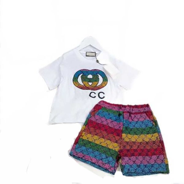 fashion luxury designer clothing sets kids t-shirt shortst british summer childrens treasures and girls cotton two piece brand a, White
fashion luxury designer clothing sets kids t-shirt shortst british summer childrens treasures and girls cotton two piece brand a, White
