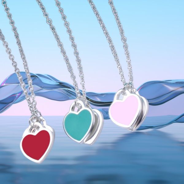 tiffansy necklace pendant necklace stainless steel sweet love heart for women cross chain pink blue red cute choker luxury brand necklaces j, Silver
tiffansy necklace pendant necklace stainless steel sweet love heart for women cross chain pink blue red cute choker luxury brand necklaces j, Silver