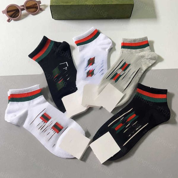 23ss low-cut socks designer men women sock 5 pairs in box red and blue color letter logo jacquard short socks pure cotton sweat-absorbent co, Black
23ss low-cut socks designer men women sock 5 pairs in box red and blue color letter logo jacquard short socks pure cotton sweat-absorbent co, Black
