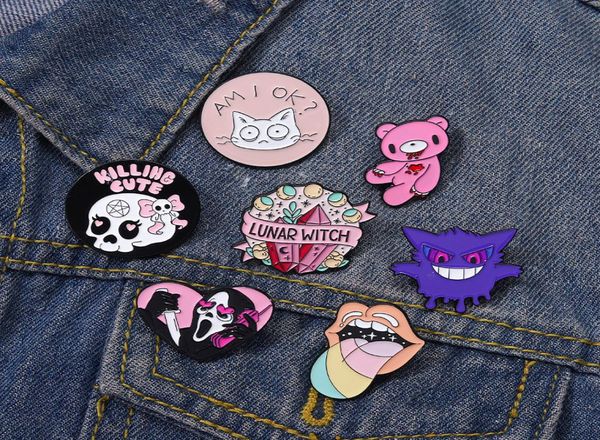 pink punk enamel pins custom witch bear tongue ghost call brooches lapel badges gothic halloween jewelry gift for friends4011059, Blue
pink punk enamel pins custom witch bear tongue ghost call brooches lapel badges gothic halloween jewelry gift for friends4011059, Blue