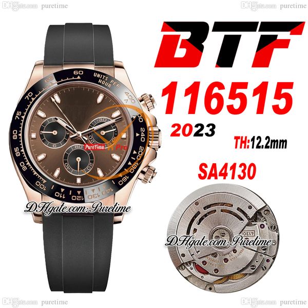 btf better sa4130 automatic chronograph mens watch 904l steel rose gold ceramic bezel brown black stick dial oysterflex rubber super edition, Slivery;brown
btf better sa4130 automatic chronograph mens watch 904l steel rose gold ceramic bezel brown black stick dial oysterflex rubber super edition, Slivery;brown