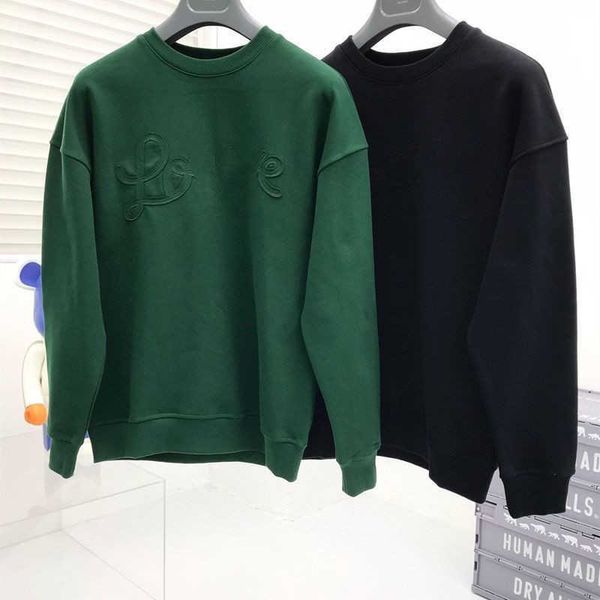 designer sweater lowe new brand hollow patch embroidered men's and women's sweatshirt long sleeve warm top, Black
designer sweater lowe new brand hollow patch embroidered men's and women's sweatshirt long sleeve warm top, Black