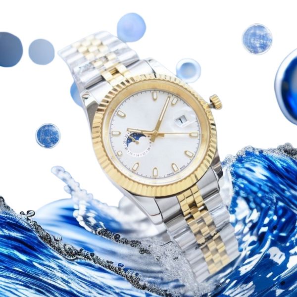 mens watch automatic mechanical watches 42mm montre luxe wristwatches all stainless steel business wristwatch strap adjustable, Slivery;brown
mens watch automatic mechanical watches 42mm montre luxe wristwatches all stainless steel business wristwatch strap adjustable, Slivery;brown