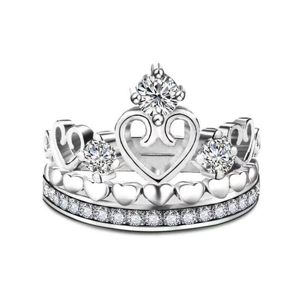 queen crown lab diamond cz promise ring 925 sterling silver engagement wedding band rings for women bridal party jewelry gift, Slivery;golden
queen crown lab diamond cz promise ring 925 sterling silver engagement wedding band rings for women bridal party jewelry gift, Slivery;golden