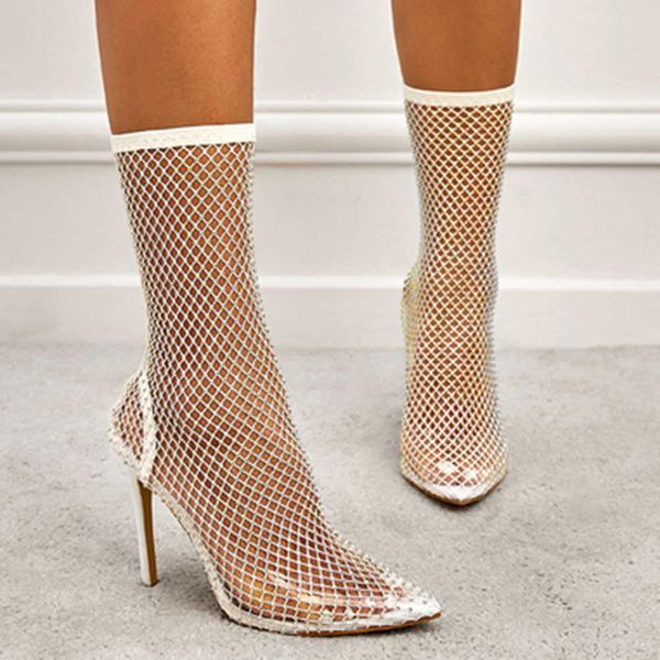 lady sandals new versatile puppet women's breathable mesh fashionable short boots hollow out thin heels bed high, Black
lady sandals new versatile puppet women's breathable mesh fashionable short boots hollow out thin heels bed high, Black