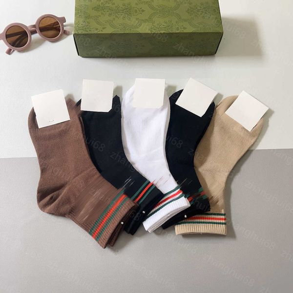 23ss designer men sock high-cut socks 5 pairs in box color matching striped letter logo jacquard short socks pure cotton sweat-absorbent com, Black
23ss designer men sock high-cut socks 5 pairs in box color matching striped letter logo jacquard short socks pure cotton sweat-absorbent com, Black