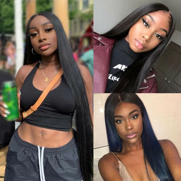 glueless wig human hair transparent straight lace closure wigs preplucked human hair natural hairline for women, Black;brown
glueless wig human hair transparent straight lace closure wigs preplucked human hair natural hairline for women, Black;brown