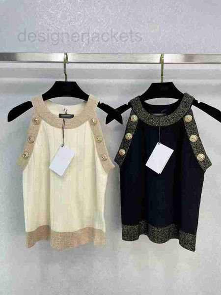 women's knits & tees designer 2023 spring summer o neck sleeveless fashion print milan runway sweater brand same style t-shirt 4d4e, White
women's knits & tees designer 2023 spring summer o neck sleeveless fashion print milan runway sweater brand same style t-shirt 4d4e, White