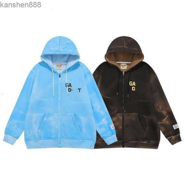men's hoodies sweatshirts american fashion galleryes dept worn dyed cardigan plush hooded sweater and women's high street coat, Black
men's hoodies sweatshirts american fashion galleryes dept worn dyed cardigan plush hooded sweater and women's high street coat, Black