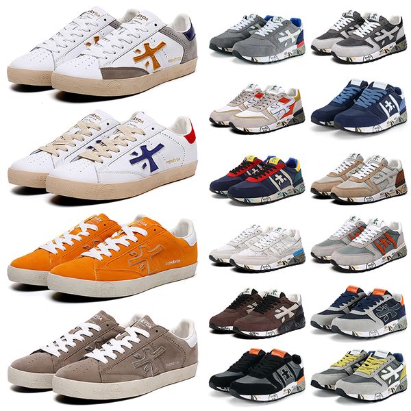 2023 r premiata sneakers casual shoes layer leather cowskin mick lander orange blueitaly brand premiatas steven genuine training luxury mens, Black
2023 r premiata sneakers casual shoes layer leather cowskin mick lander orange blueitaly brand premiatas steven genuine training luxury mens, Black