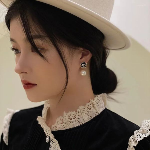 designer ring dangle earrings 2023 contracted elegant pearl flowers drop fashion fine water modelling women temperament, Silver
designer ring dangle earrings 2023 contracted elegant pearl flowers drop fashion fine water modelling women temperament, Silver