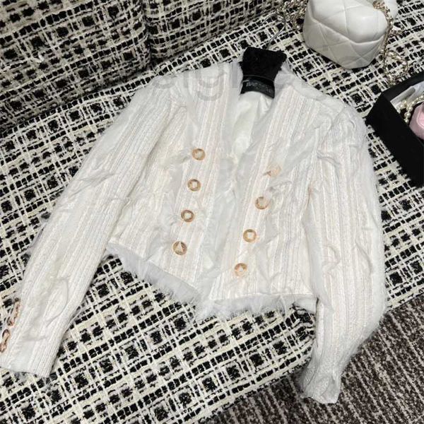 women's jackets designer summer new celebrity style sweet fashion tassel gold button white thin cardigan short coat women vuol, Black;brown
women's jackets designer summer new celebrity style sweet fashion tassel gold button white thin cardigan short coat women vuol, Black;brown