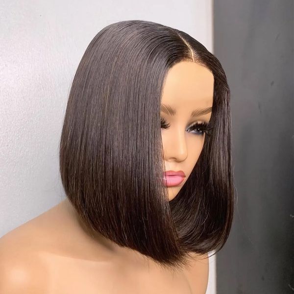 straight short bob human hair wigs lace frontal 4x4 closure wig 5x1 t part brazilian remy hair for women 150 density, Black;brown
straight short bob human hair wigs lace frontal 4x4 closure wig 5x1 t part brazilian remy hair for women 150 density, Black;brown