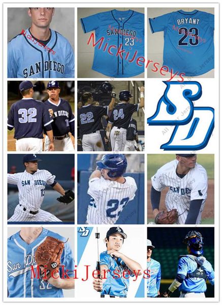 college baseball wears 2022 ncaa custom san diego toreros stitched baseball jersey 32 jake miller 28 cody jefferis 21 dylan covey 23 kris br, Blue;black
college baseball wears 2022 ncaa custom san diego toreros stitched baseball jersey 32 jake miller 28 cody jefferis 21 dylan covey 23 kris br, Blue;black