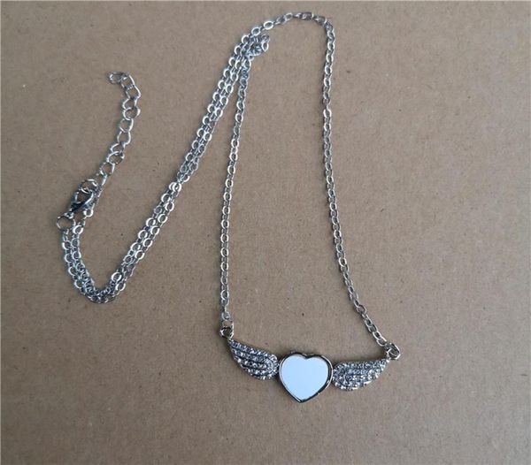 sublimation blank small angel wings with zircon necklaces pendants fashion transfer printing blank jewelry consumables5137908, Silver
sublimation blank small angel wings with zircon necklaces pendants fashion transfer printing blank jewelry consumables5137908, Silver