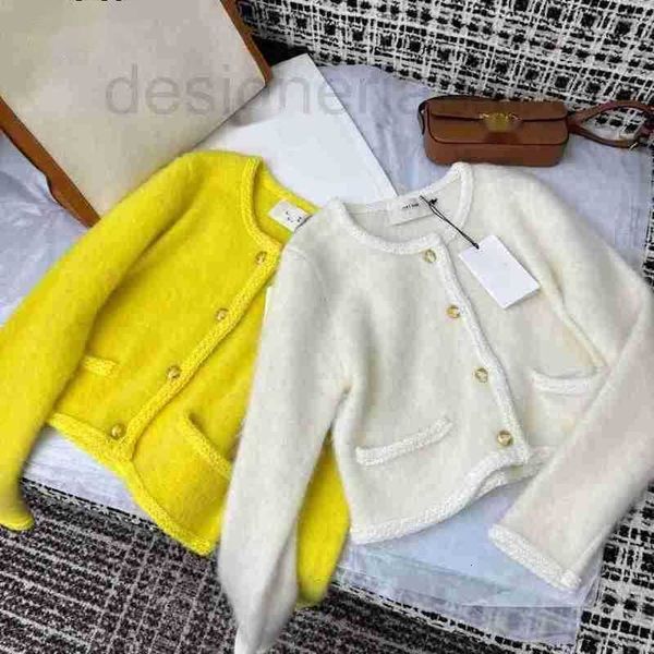 women's jackets designer autumn winter new senior sense celebrity sweet little fragrance round neck mohair knitting cardigan coat women, Black;brown
women's jackets designer autumn winter new senior sense celebrity sweet little fragrance round neck mohair knitting cardigan coat women, Black;brown