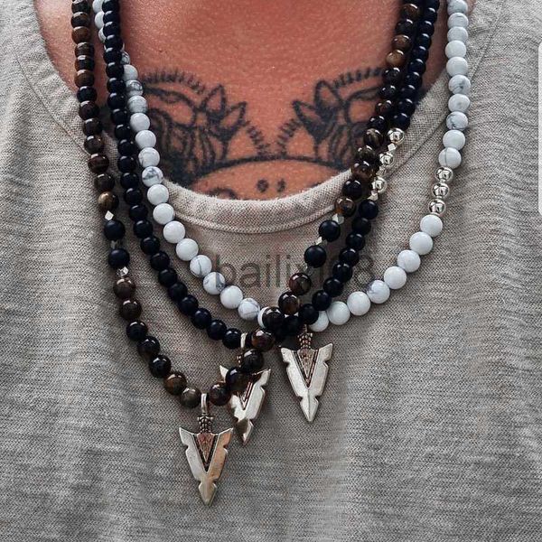 pendant necklaces 2022 fashion new arrow charm pendant neckle men handmade 6mm tiger eye stone bead neckle men jewelry gift j230620, Silver
pendant necklaces 2022 fashion new arrow charm pendant neckle men handmade 6mm tiger eye stone bead neckle men jewelry gift j230620, Silver