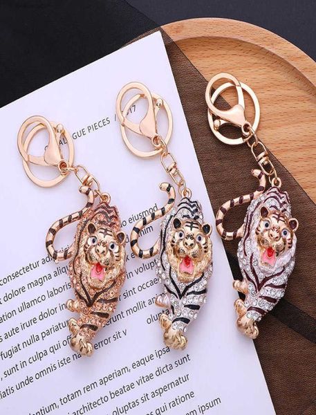 fashion crystal tiger keychain women new year bag accessories handbag purse animal ornament keyring trendy alloy jewelry2993128, Black
fashion crystal tiger keychain women new year bag accessories handbag purse animal ornament keyring trendy alloy jewelry2993128, Black