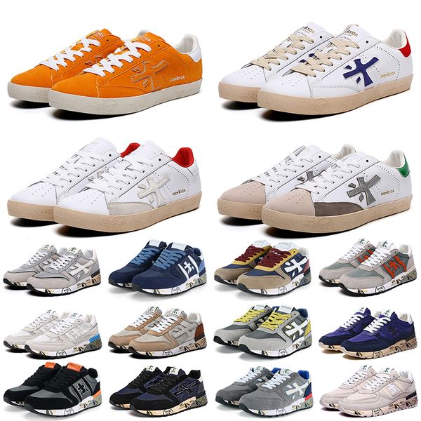 2023 designer italy brand premiata mens sneakers layer leather cowskin mick lander orange premiatas steven genuine training shoes luxury out, Black
2023 designer italy brand premiata mens sneakers layer leather cowskin mick lander orange premiatas steven genuine training shoes luxury out, Black