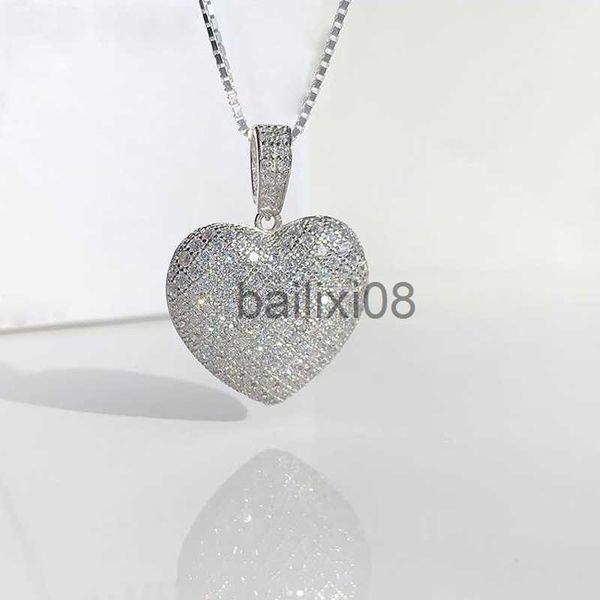 pendant necklaces sparking bling 5a crystal paved heart charm pendant hip hop love neckle for women men 5mm cz tennis chain jewelry drop shi, Silver
pendant necklaces sparking bling 5a crystal paved heart charm pendant hip hop love neckle for women men 5mm cz tennis chain jewelry drop shi, Silver